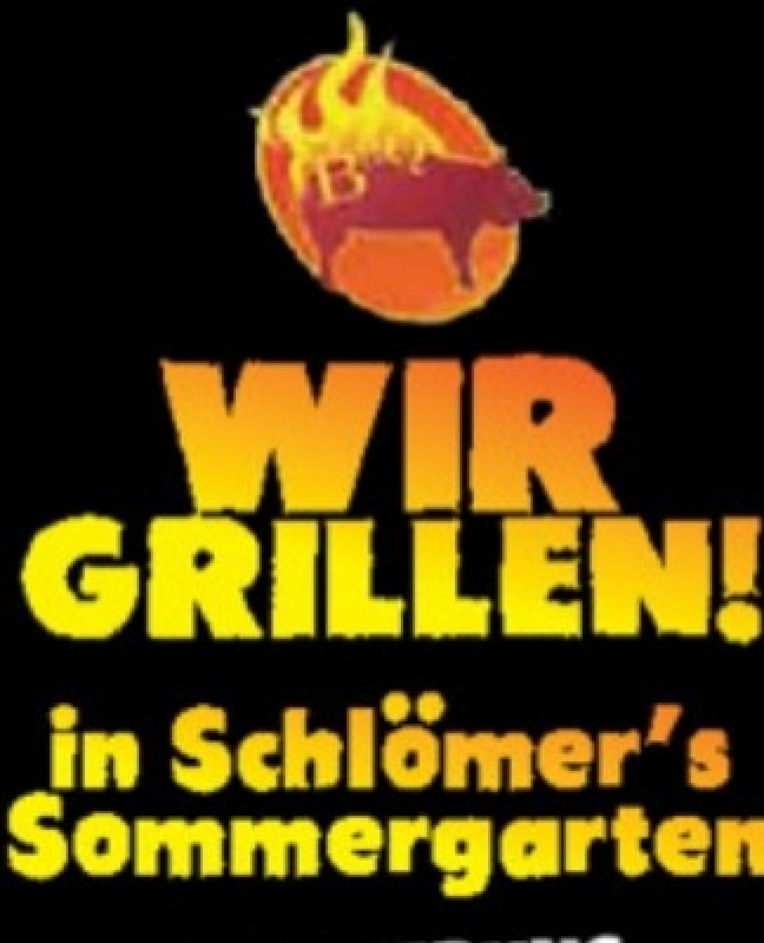 Wir Grillen! In Schlömer&#039;s Sommergarten